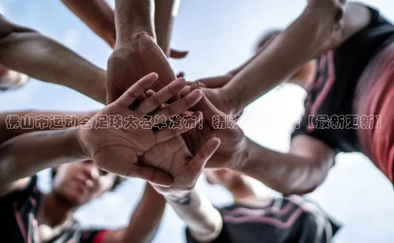 VSPORT官网云创智行佛山市运动会足球大名单发布！精彩阵容揭晓【最新更新】